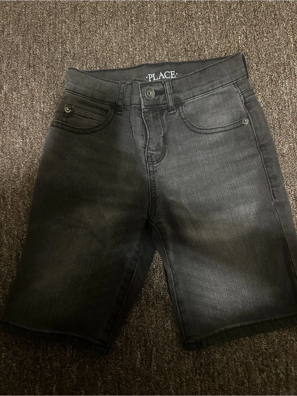The Children's Place Shorts Trio in Gray, Blue, and Black